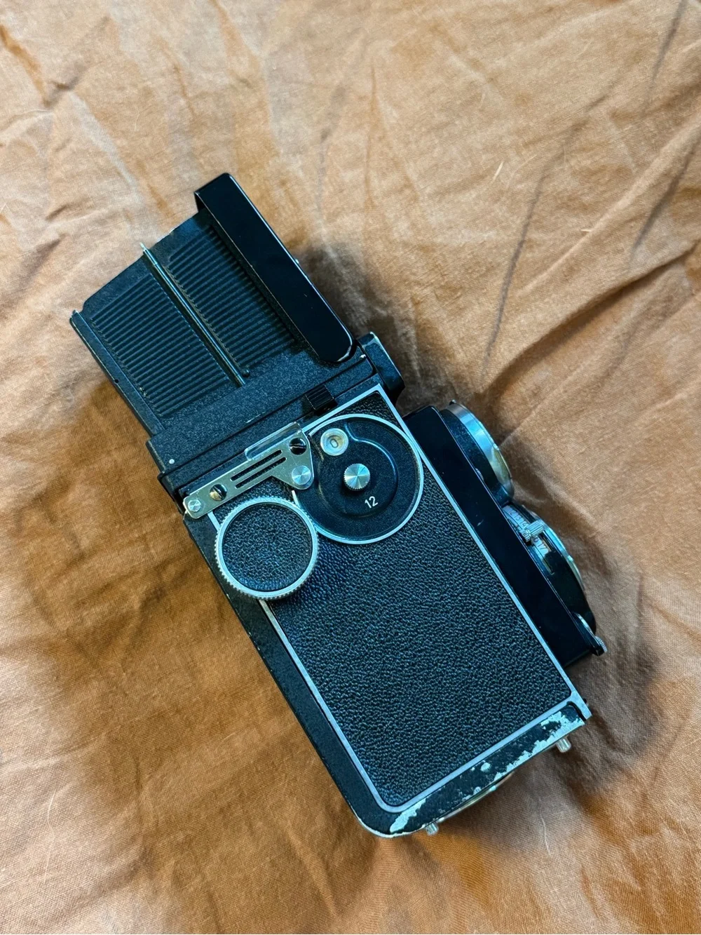 Rolleicord Black Twin-Lens Reflex 6x6 Medium Format Camera